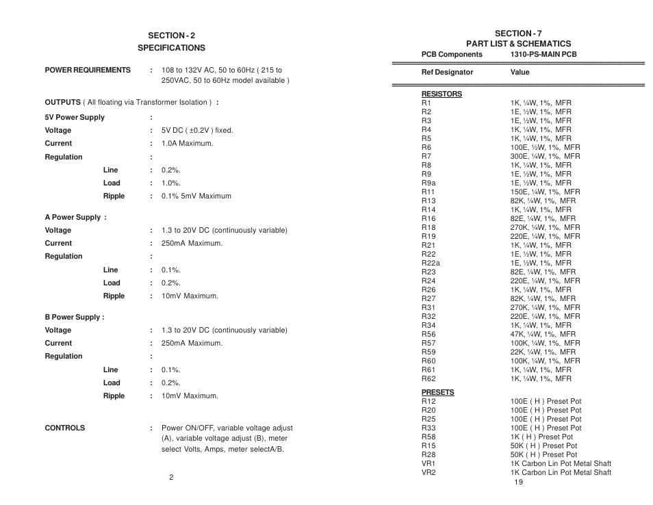 Global Specialties 1310 User Manual | Page 6 / 18
