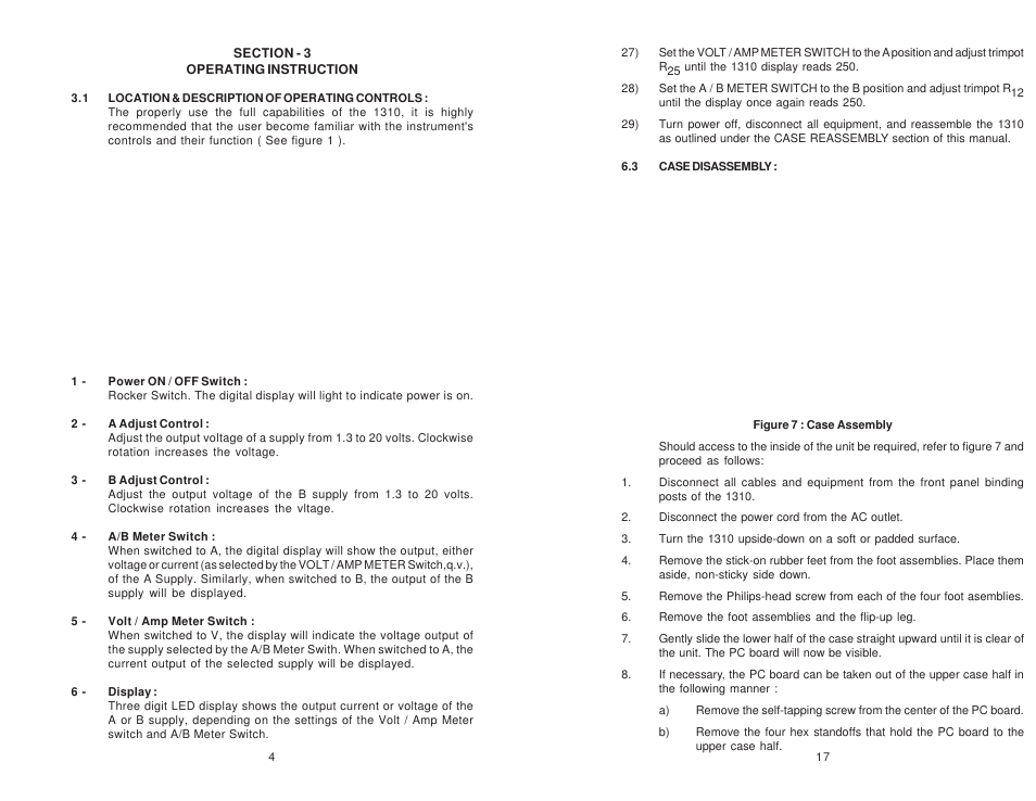 Global Specialties 1310 User Manual | Page 8 / 18