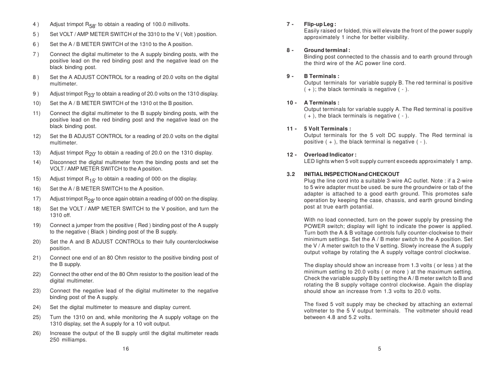 Global Specialties 1310 User Manual | Page 9 / 18