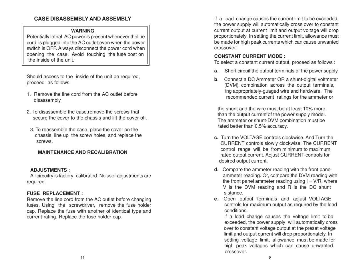 Global Specialties 1332A User Manual | Page 10 / 11