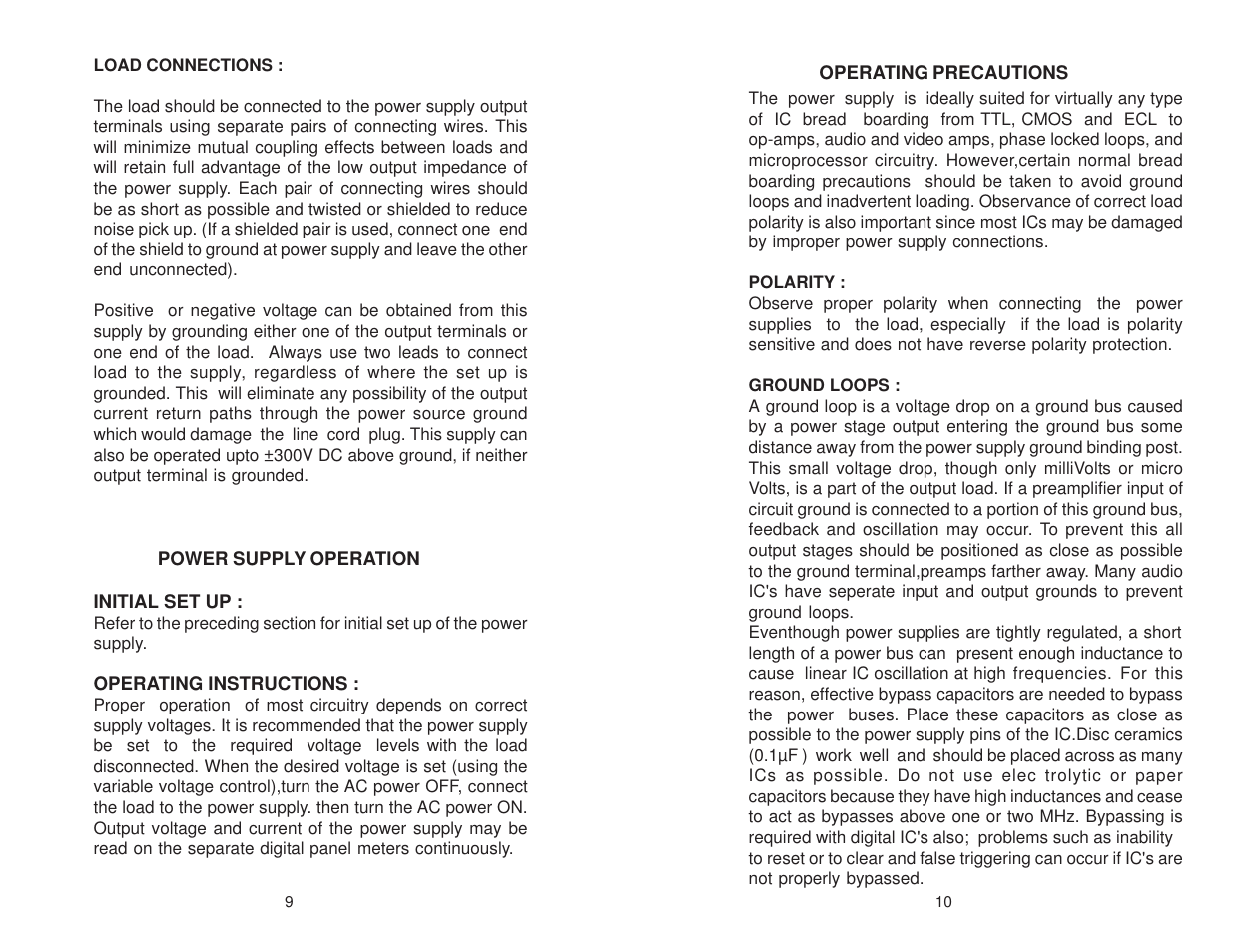 Global Specialties 1332A User Manual | Page 11 / 11