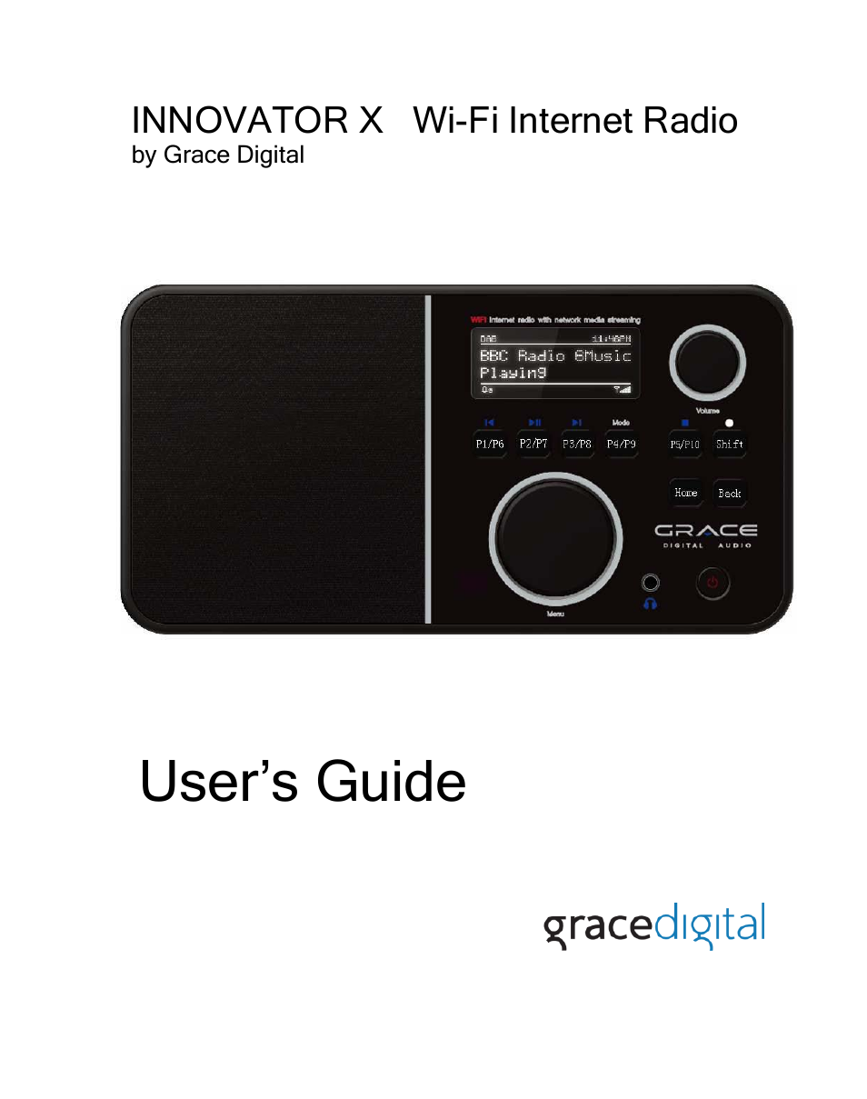 Grace Digital GDI-IR2600 Innovator X User Manual | 52 pages