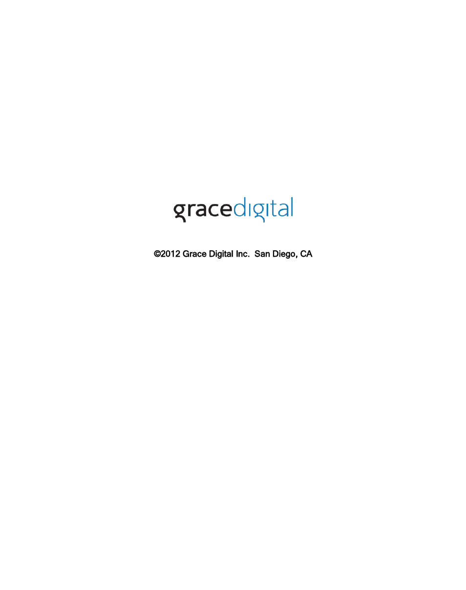 Grace Digital GDI-IR2600 Innovator X User Manual | Page 52 / 52