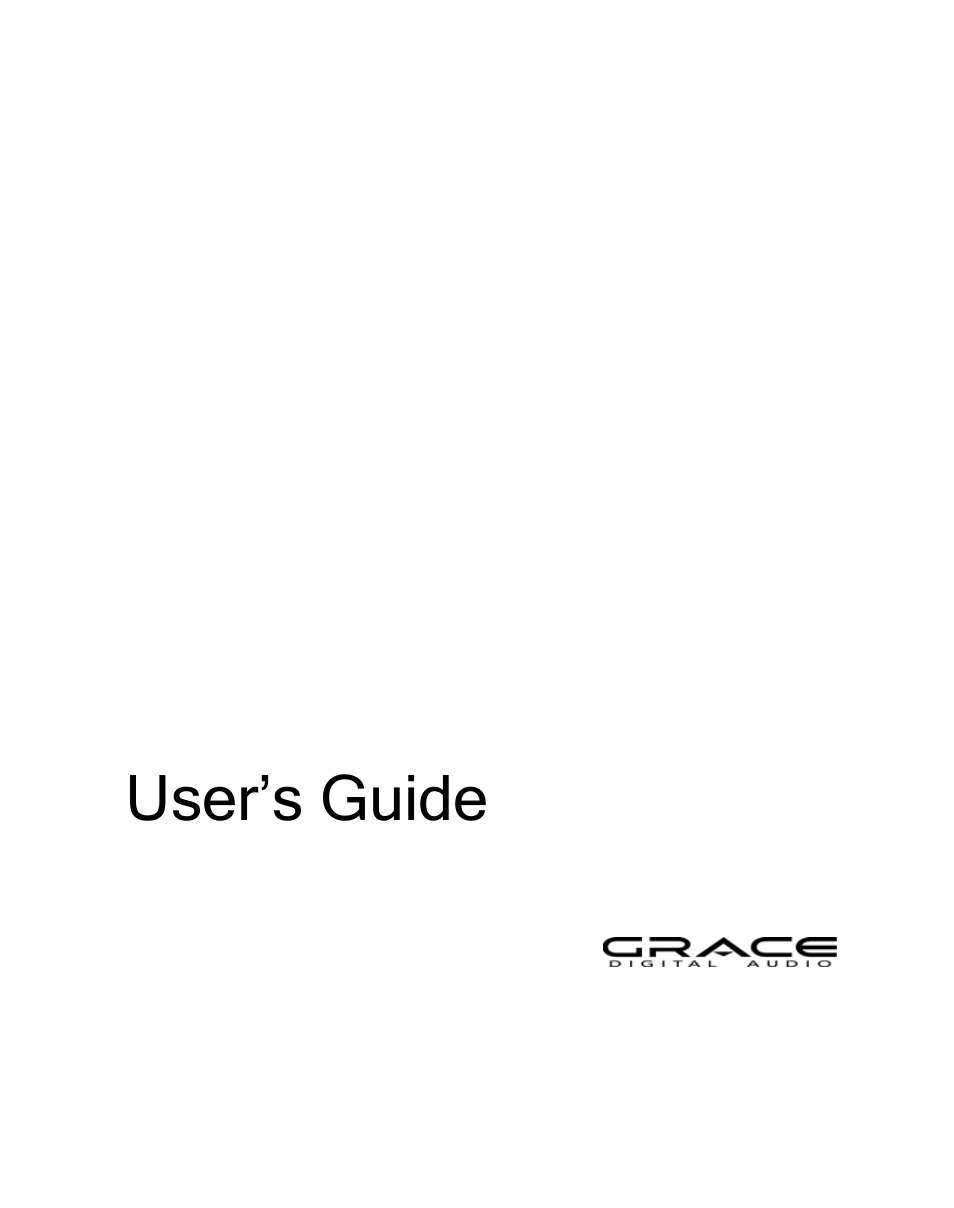Grace Digital GDI-IRD4000 Allegro User Manual | 48 pages