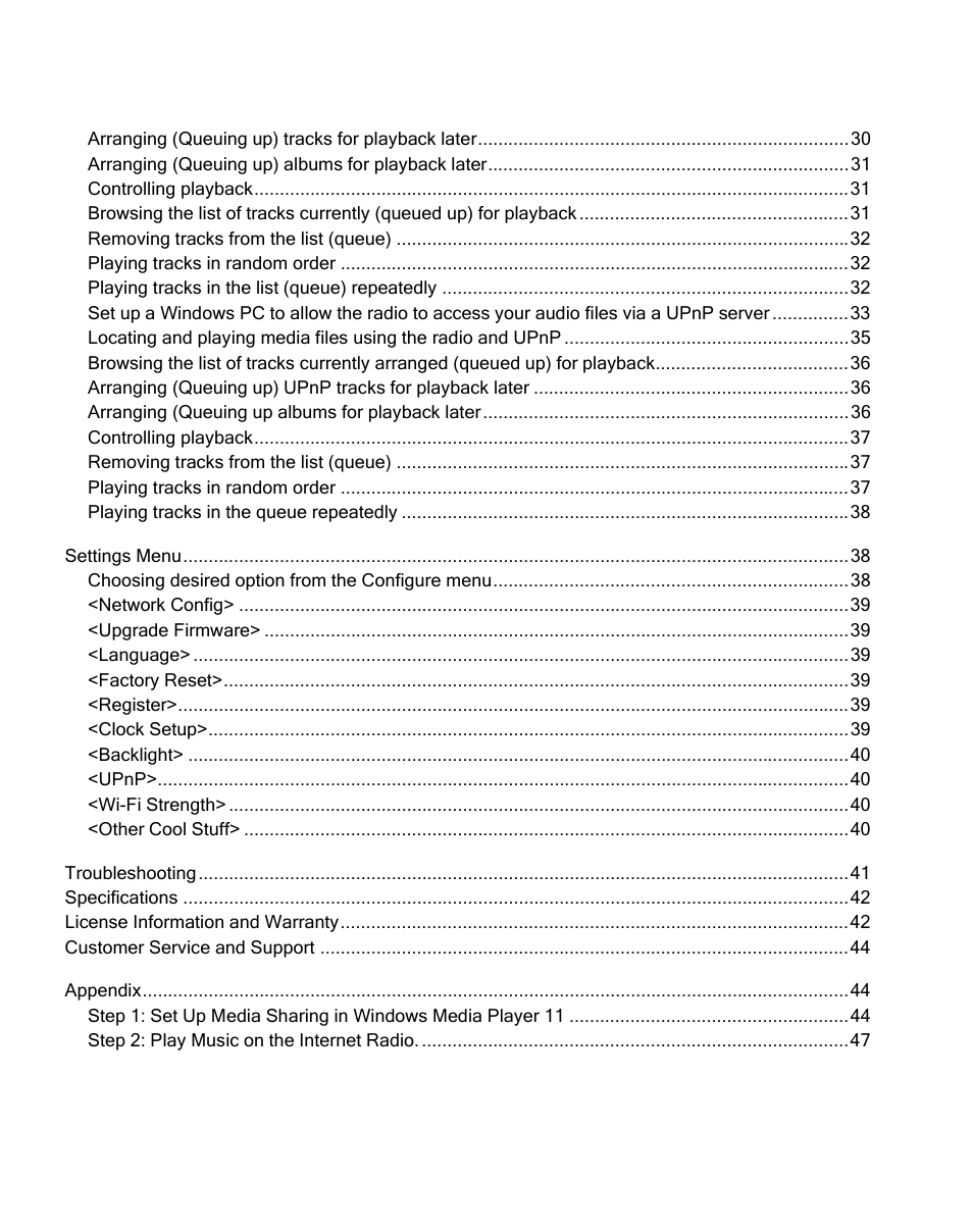 Grace Digital GDI-IRD4000 Allegro User Manual | Page 3 / 48