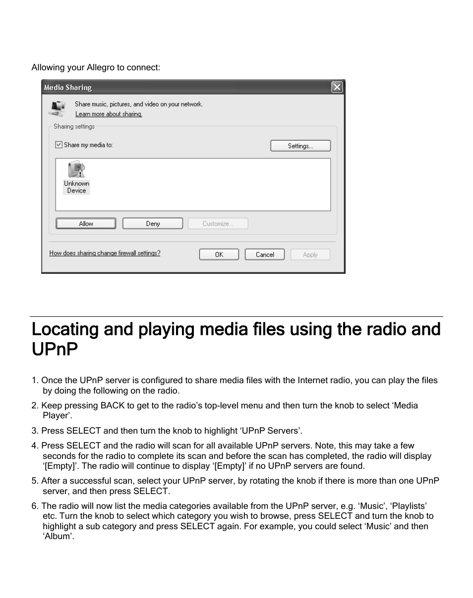 Grace Digital GDI-IRD4000 Allegro User Manual | Page 35 / 48