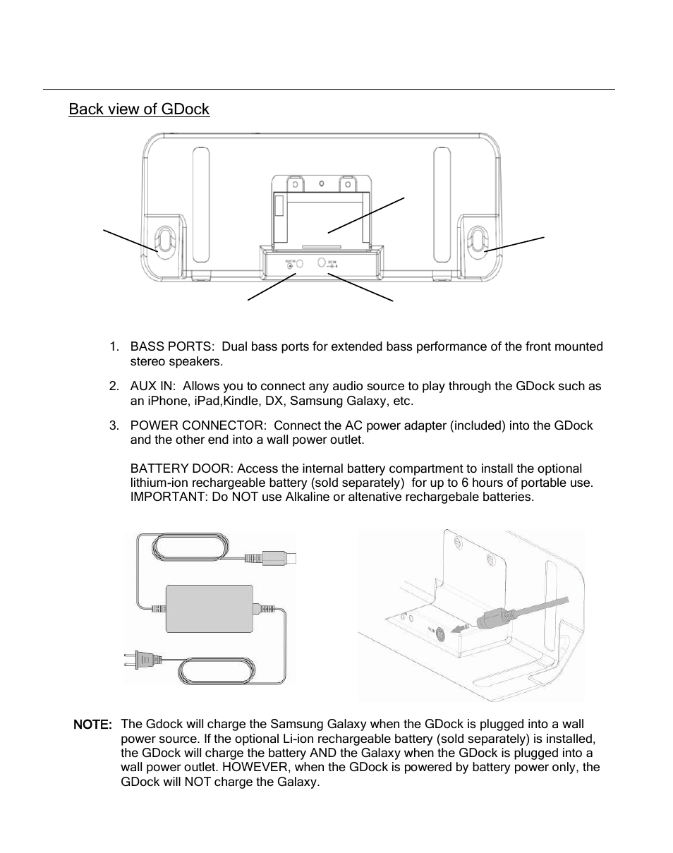Grace Digital GDI-GSD8200 gdock User Manual | Page 6 / 10