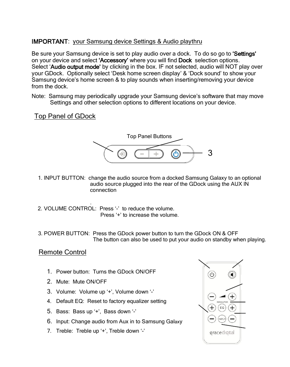 Grace Digital GDI-GSD8200 gdock User Manual | Page 7 / 10
