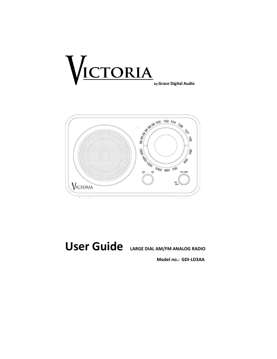 Grace Digital GDI-LD3AA User Manual | 4 pages