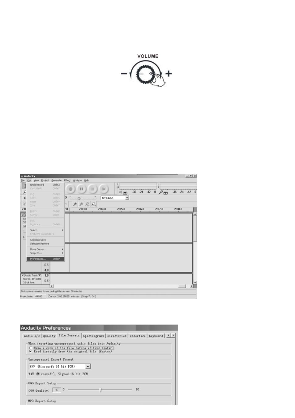 Preparing to export and save for mp3 formats | Grace Digital GDI-T2USB Tape2USB User Manual | Page 18 / 28