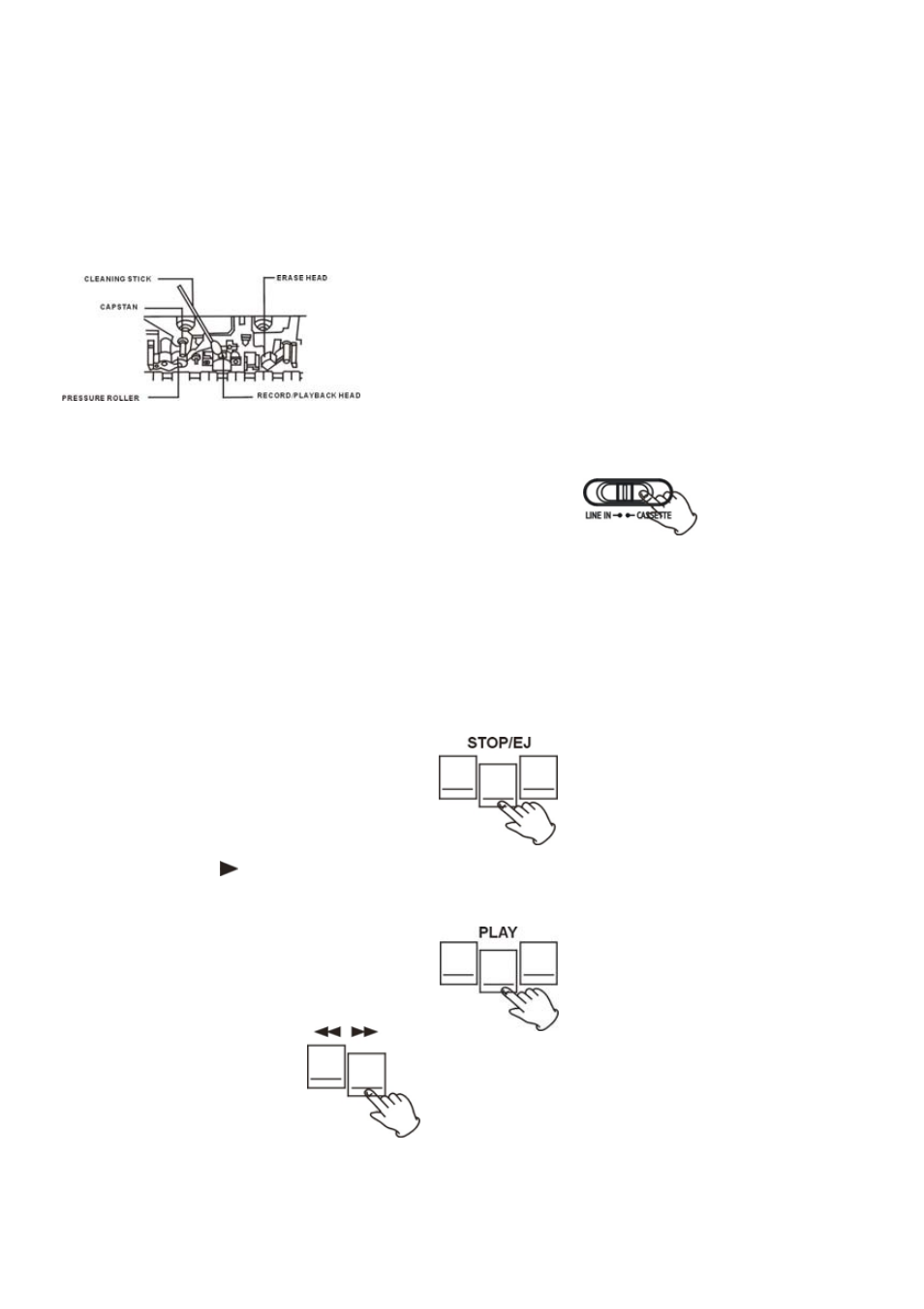 Listening to a tape | Grace Digital GDI-T2USB Tape2USB User Manual | Page 5 / 28
