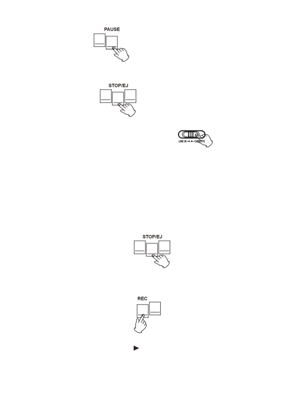 Recording to a tape (from audio source) | Grace Digital GDI-T2USB Tape2USB User Manual | Page 6 / 28