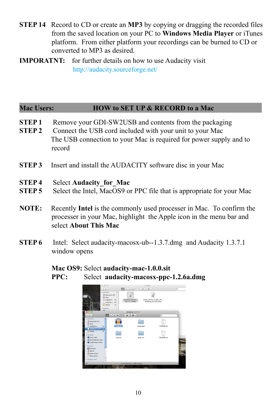 Grace Digital GDI-SW2USB Soundwriter User Manual | Page 12 / 20