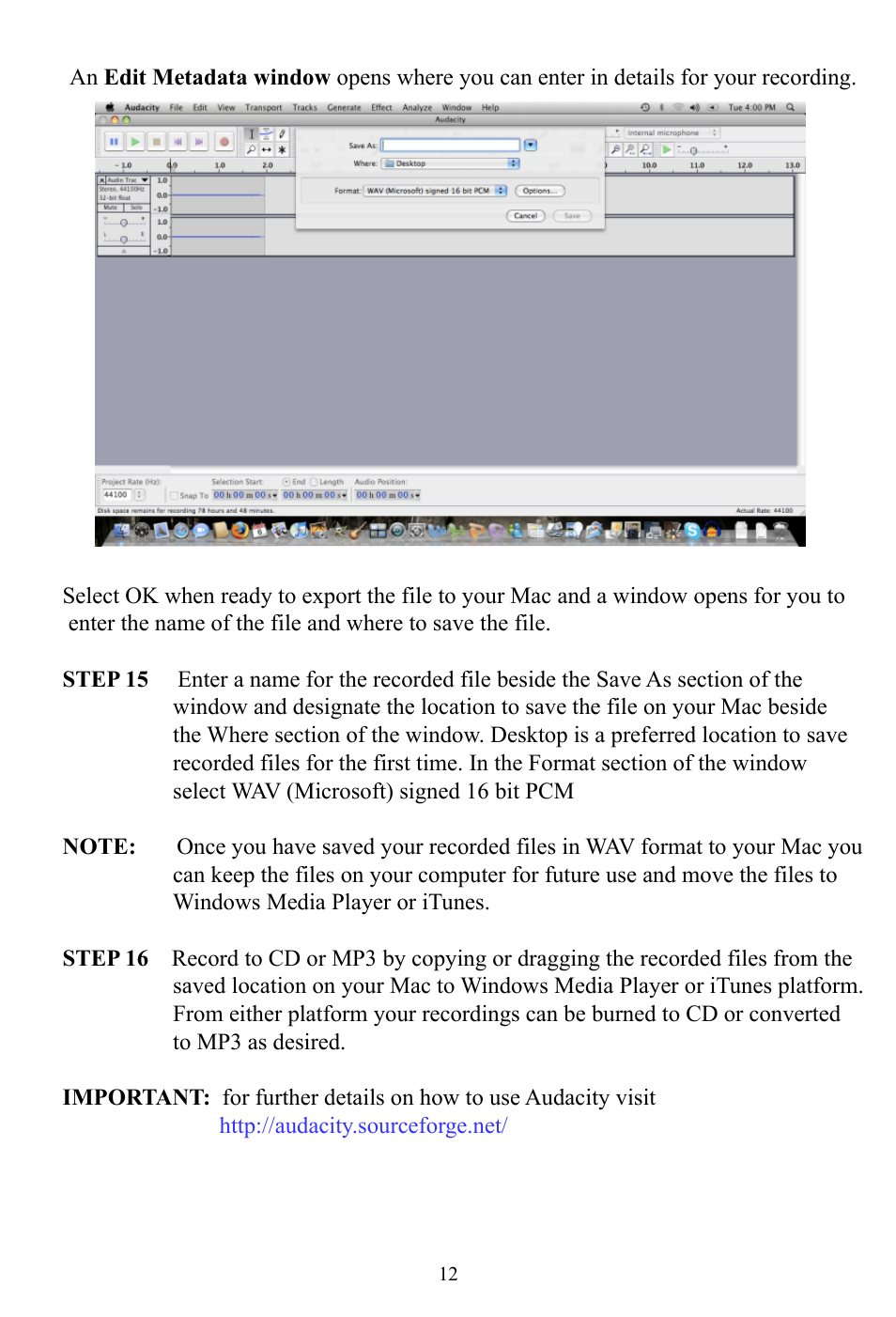 Grace Digital GDI-SW2USB Soundwriter User Manual | Page 14 / 20