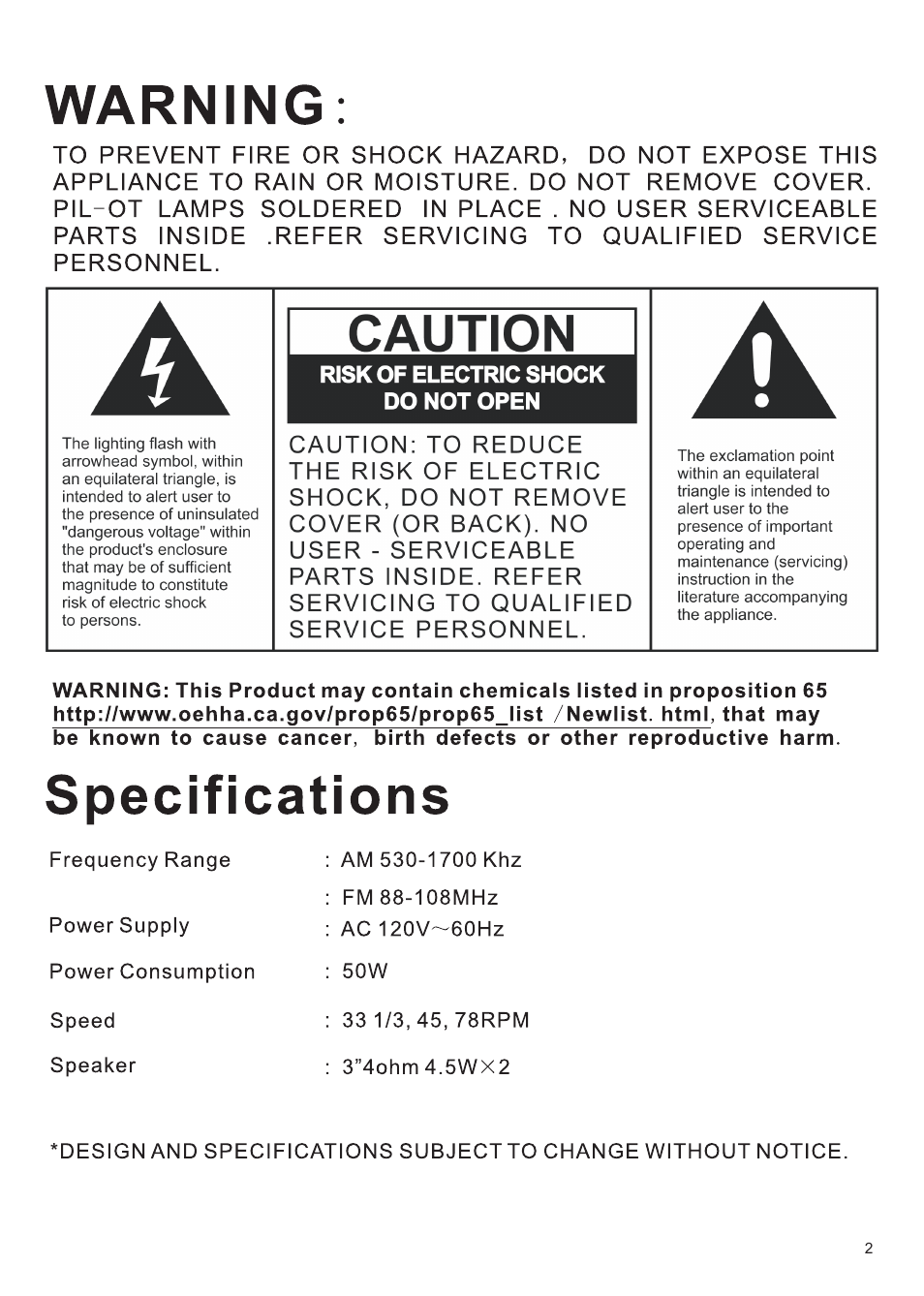 Grace Digital GDI-TW4CD Tunewriter IV User Manual | Page 3 / 16
