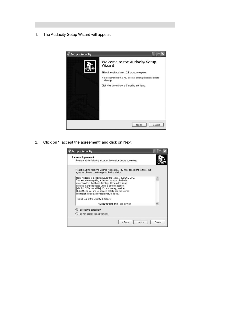 Installing audacity software on your pc | Grace Digital GDI-VW00 Vinyl Writer User Manual | Page 8 / 31