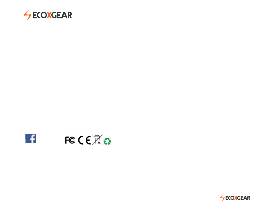 Quick start user guide | ECOXGEAR EGRX600-610: ECOROX User Manual | Page 7 / 7