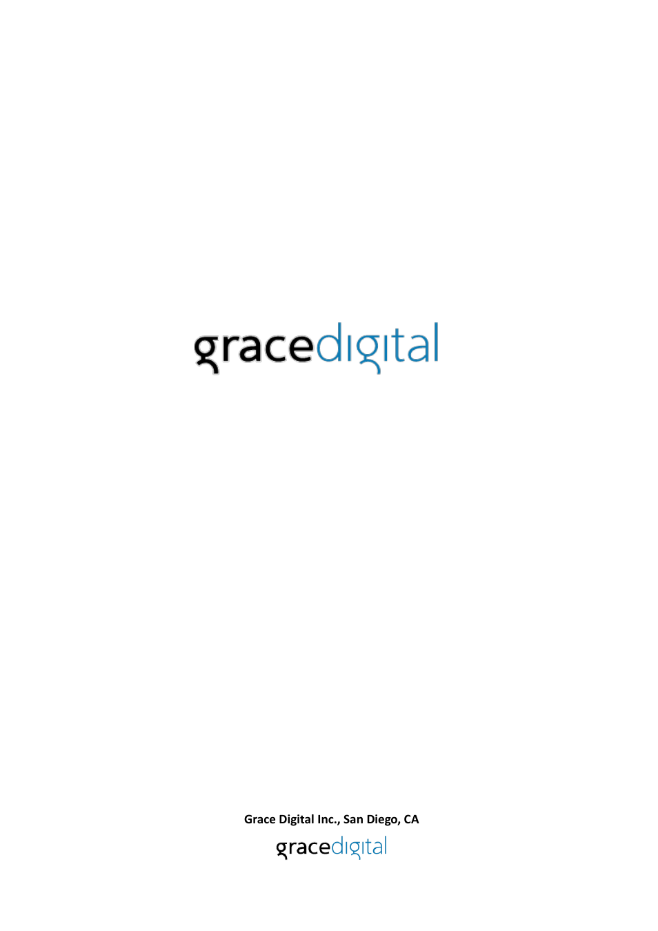 Grace digital inc., san diego, ca | Grace Digital GDI-AQRK400 Rock Speaker User Manual | Page 9 / 9