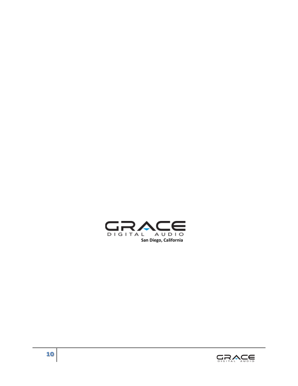 Grace Digital GDI-USBM10 Business Audio System User Manual | Page 11 / 11