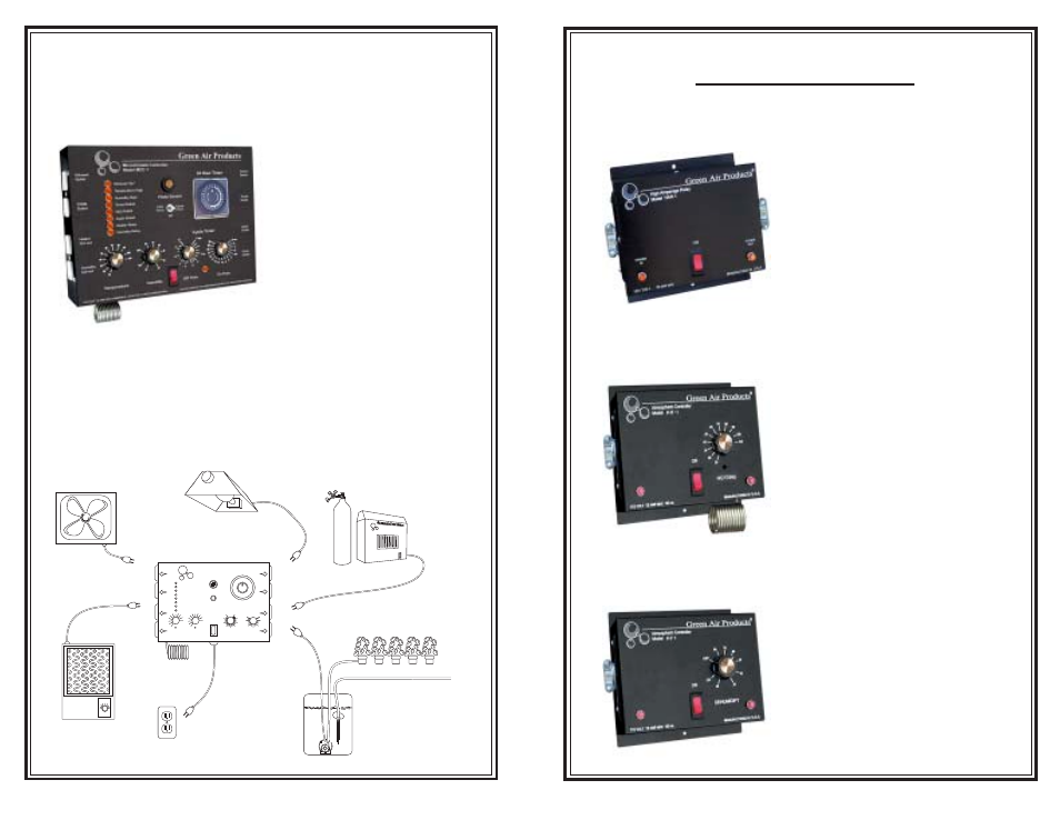 M c c - 1, Har-1, Hf-1 | Hr-1, Icro, Limate, Ontroller, Unction, Elays | Green Air Products MCC-1 User Manual | Page 2 / 4