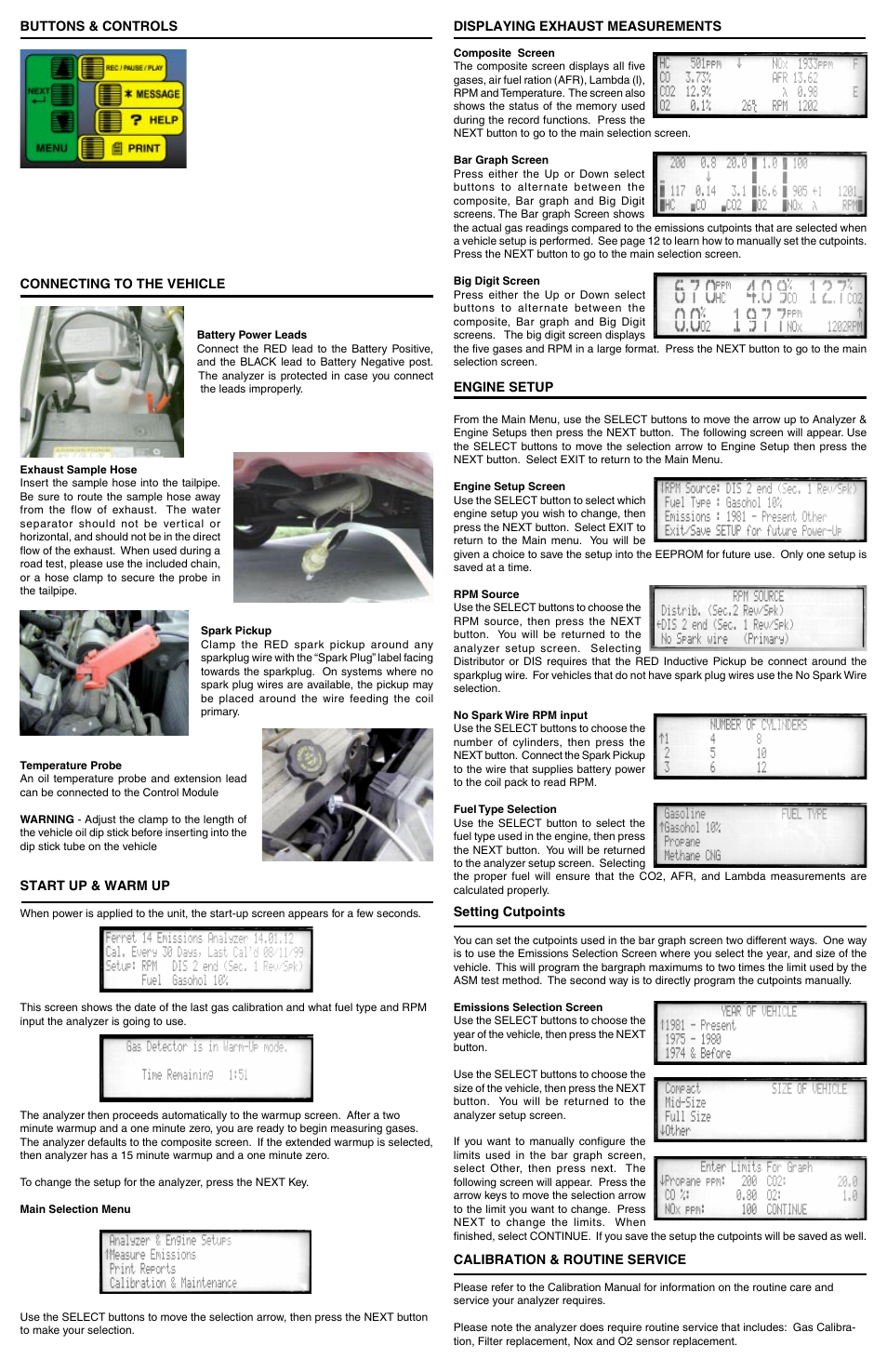 GxT Ferret 14 5-Gas Manual User Manual | Page 2 / 2