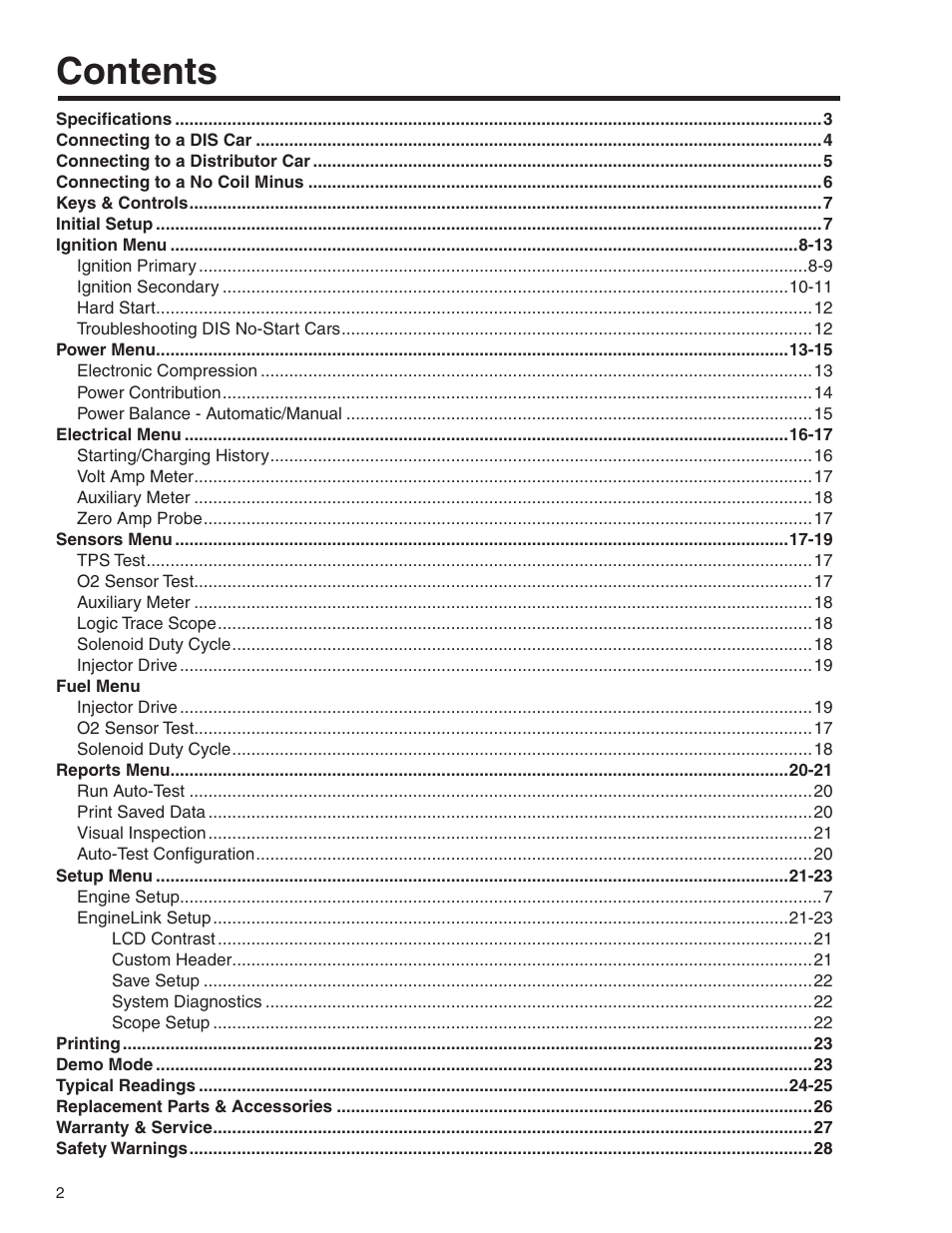 GxT V055-01 Diagnostic Analyzer User Manual | Page 2 / 28