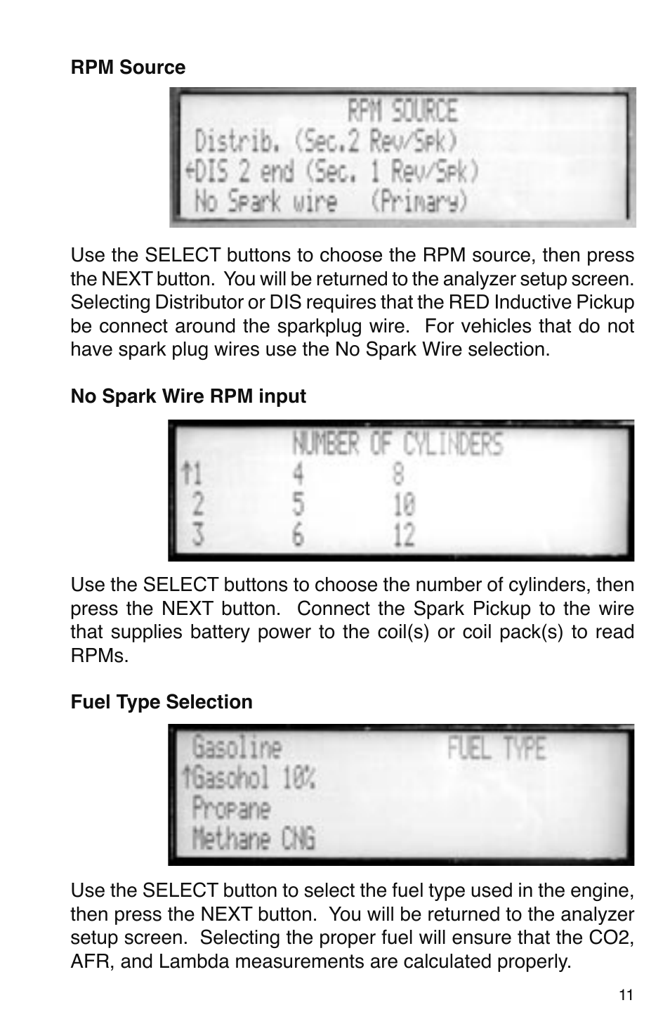 GxT V016-01, Ferret 16 GasLink II 5-Gas Analyzer User Manual | Page 11 / 24