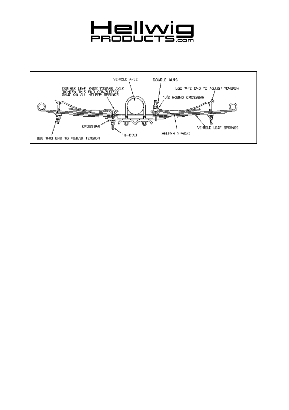 Hellwig Helper Spring 1518 User Manual | 1 page