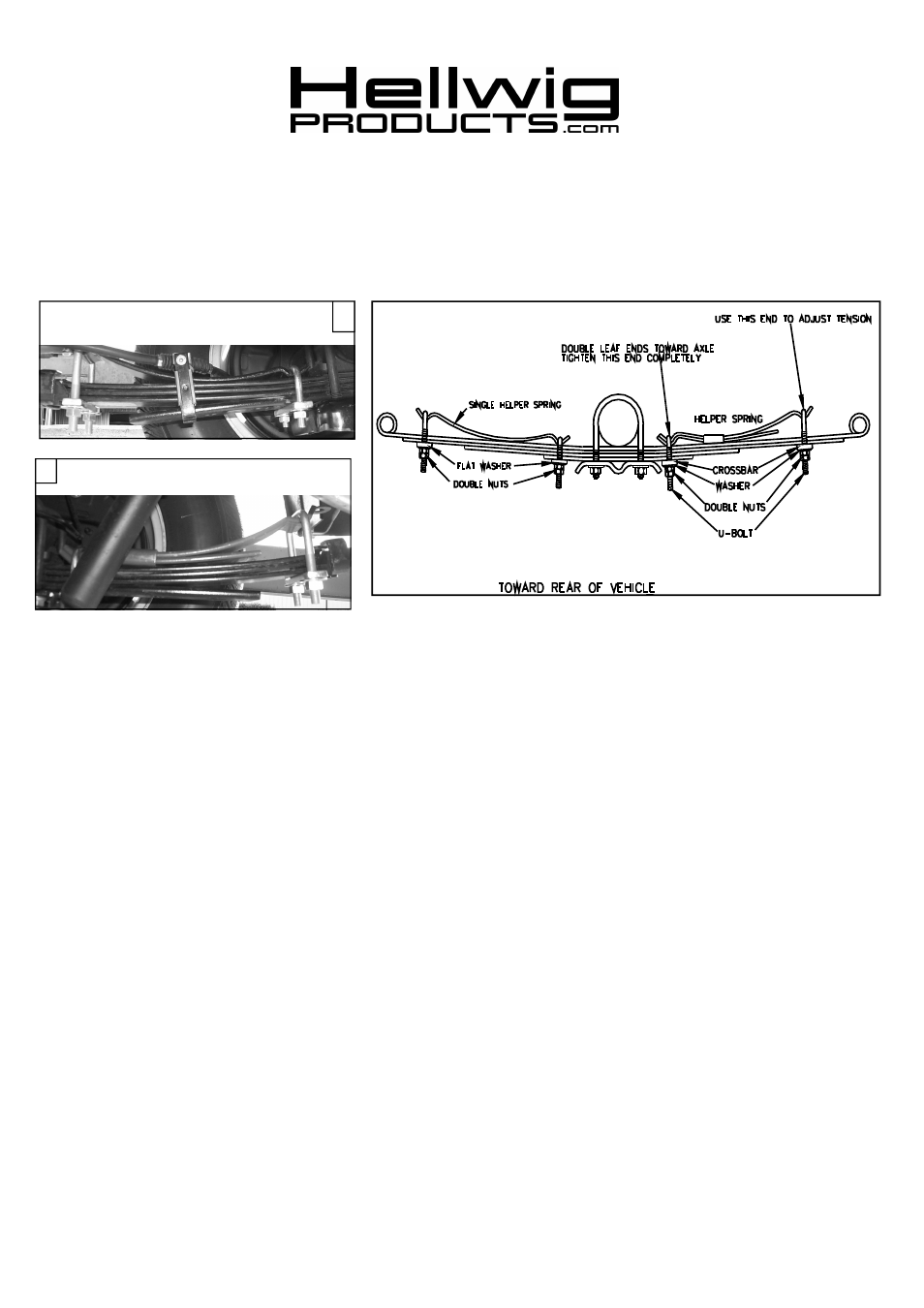 Hellwig Helper Spring 1520 User Manual | 2 pages