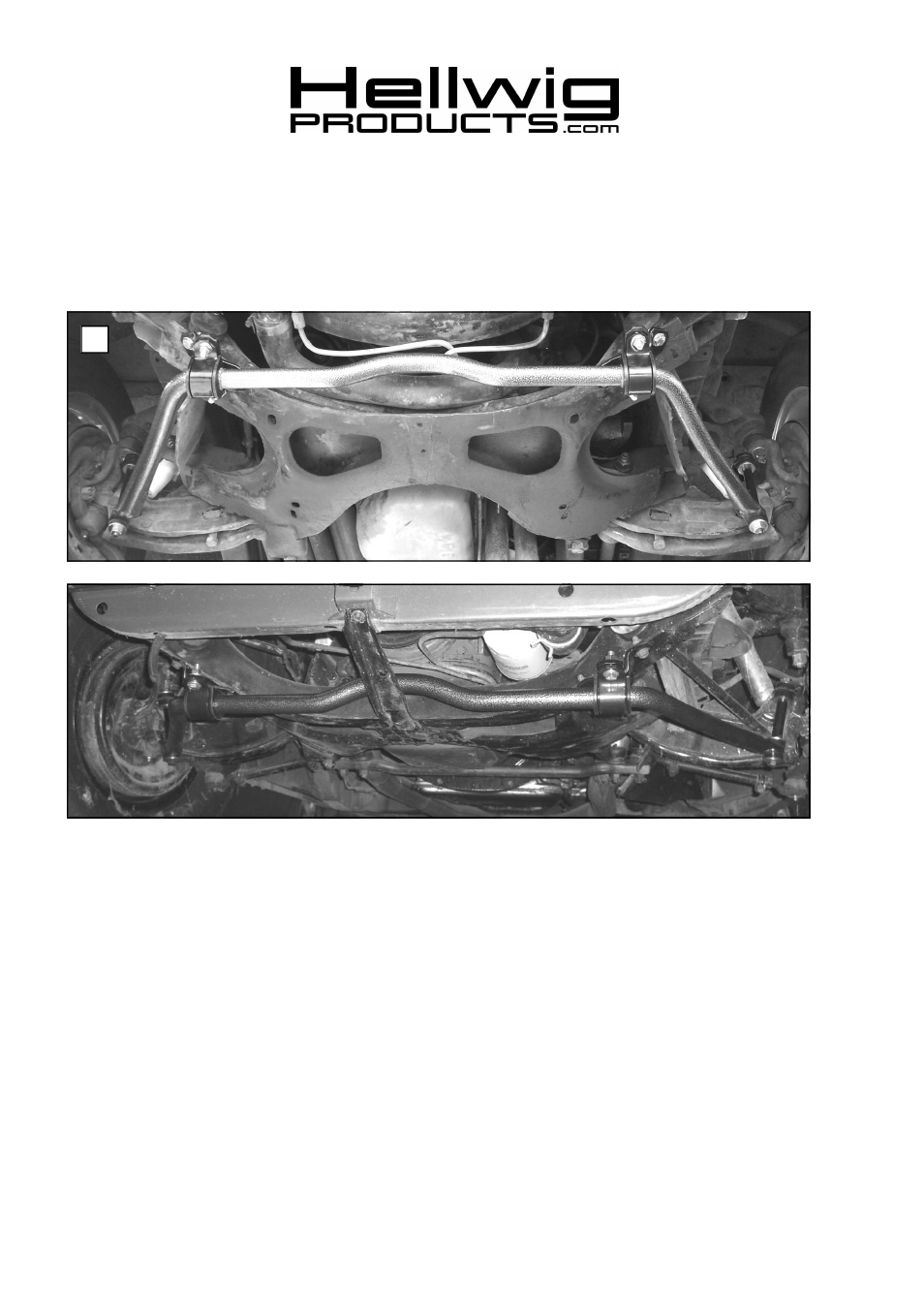 Hellwig Sway Bar 55903 User Manual | 3 pages