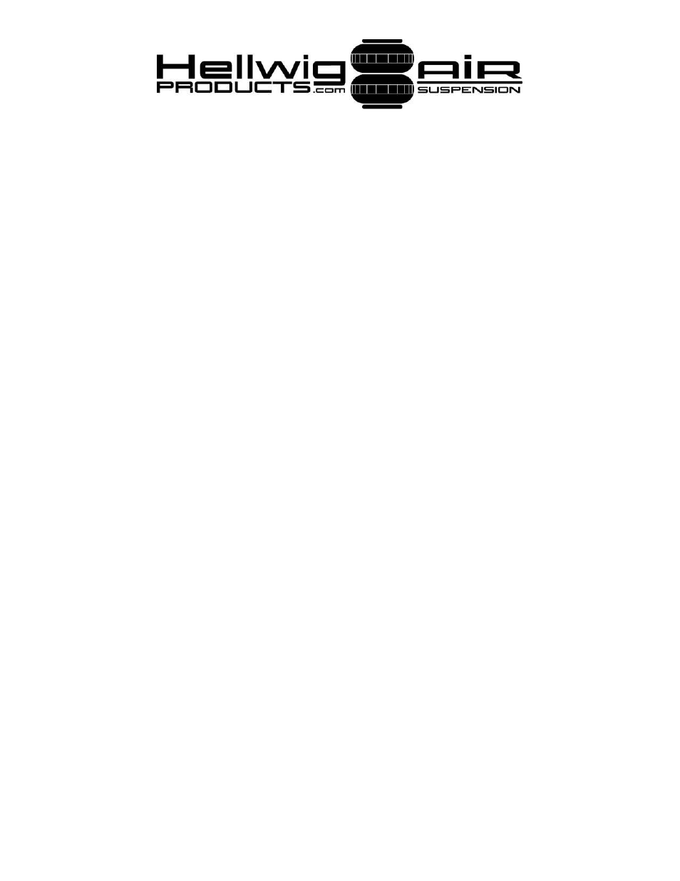 Hellwig Air 6108 User Manual | 8 pages