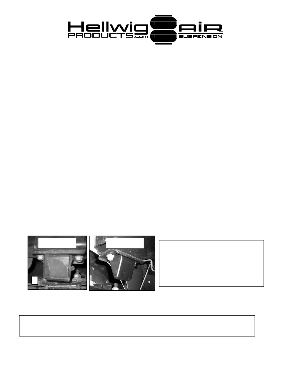 Before starting your project | Hellwig Air 6212 User Manual | Page 2 / 7