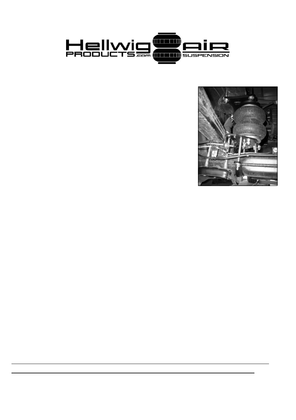 Hellwig Air 6307 User Manual | 10 pages