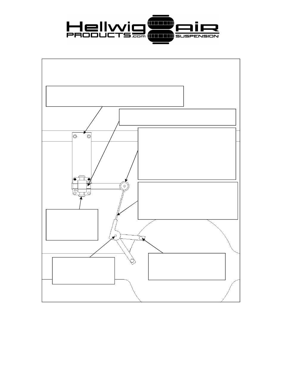 Leveling valve installation diagram | Hellwig Compressor 4880 User Manual | Page 4 / 7