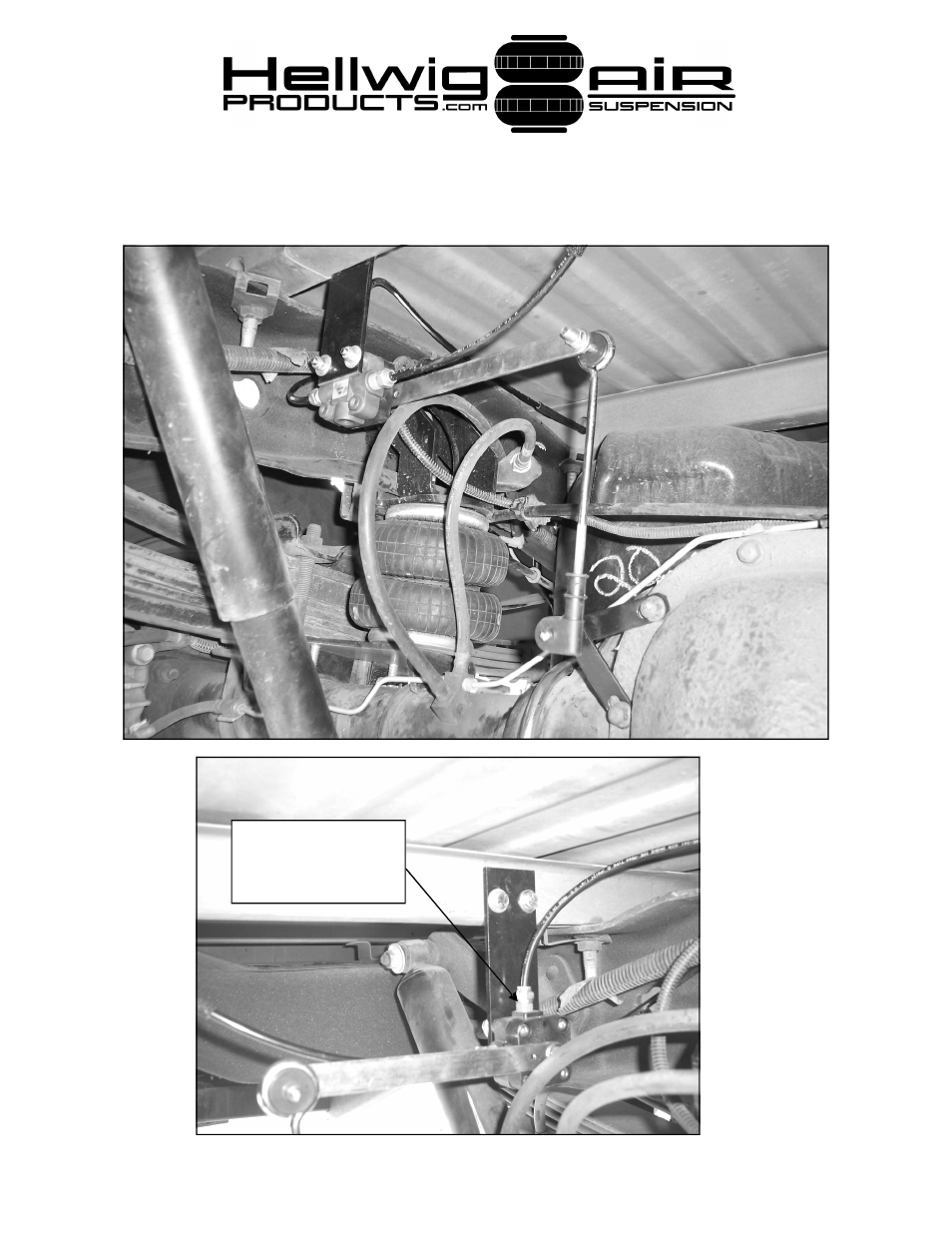 Installation reference photos | Hellwig Compressor 4880 User Manual | Page 7 / 7