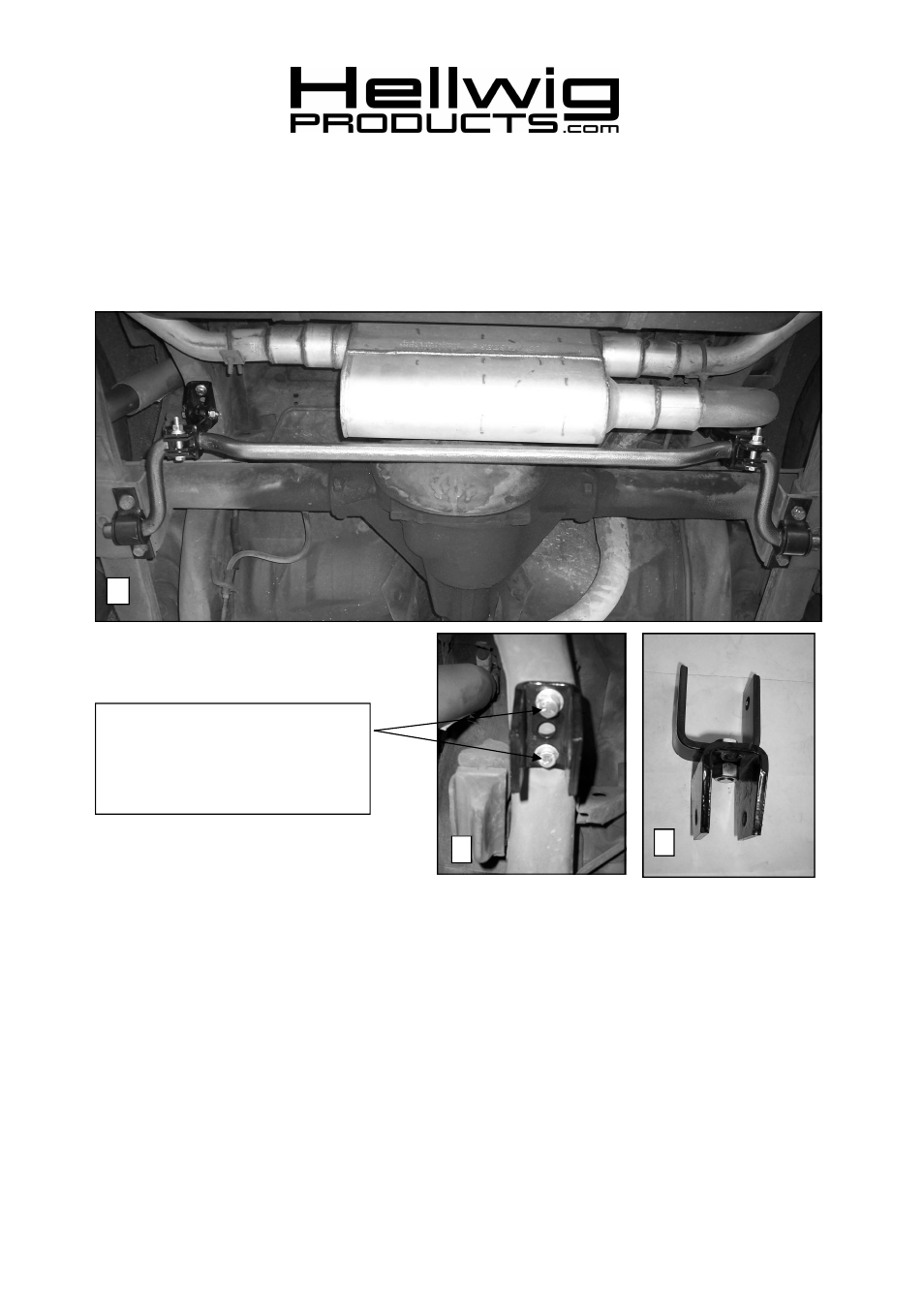 Hellwig Sway Bar 5814 User Manual | 3 pages