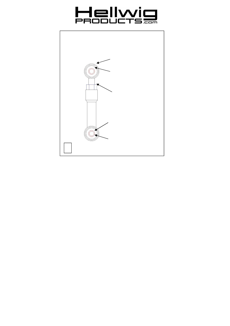 End link assembly | Hellwig Sway Bar 55817 User Manual | Page 2 / 3
