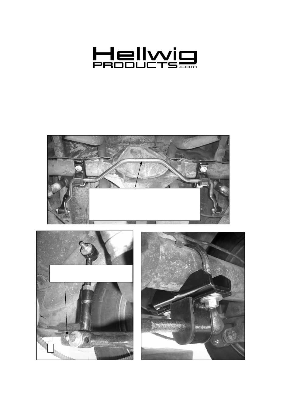Hellwig Sway Bar 5818 User Manual | 4 pages