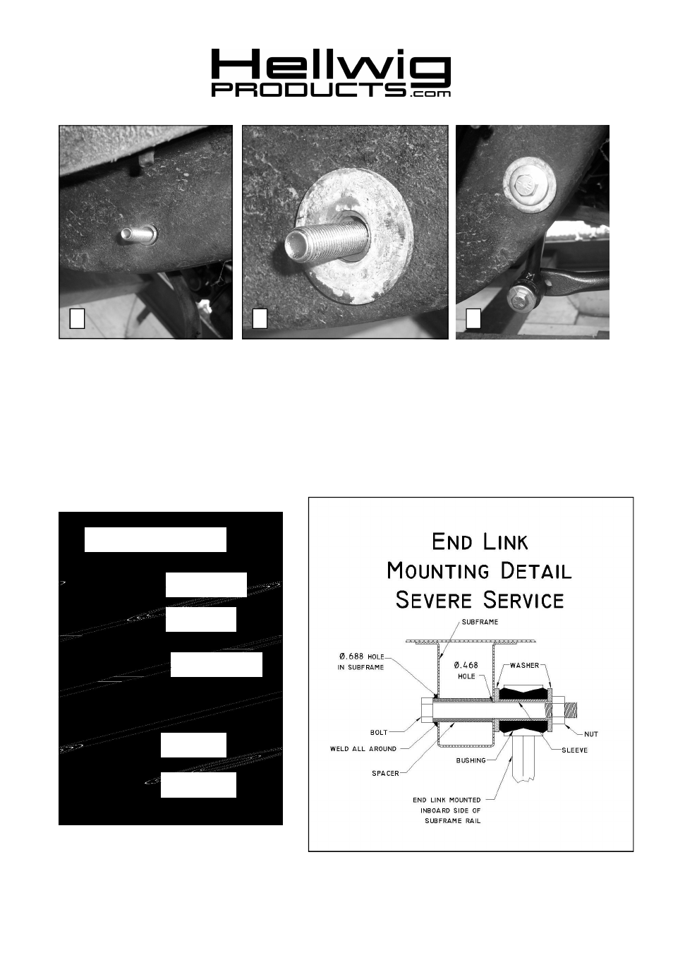 End link assembly | Hellwig Sway Bar 5818 User Manual | Page 4 / 4