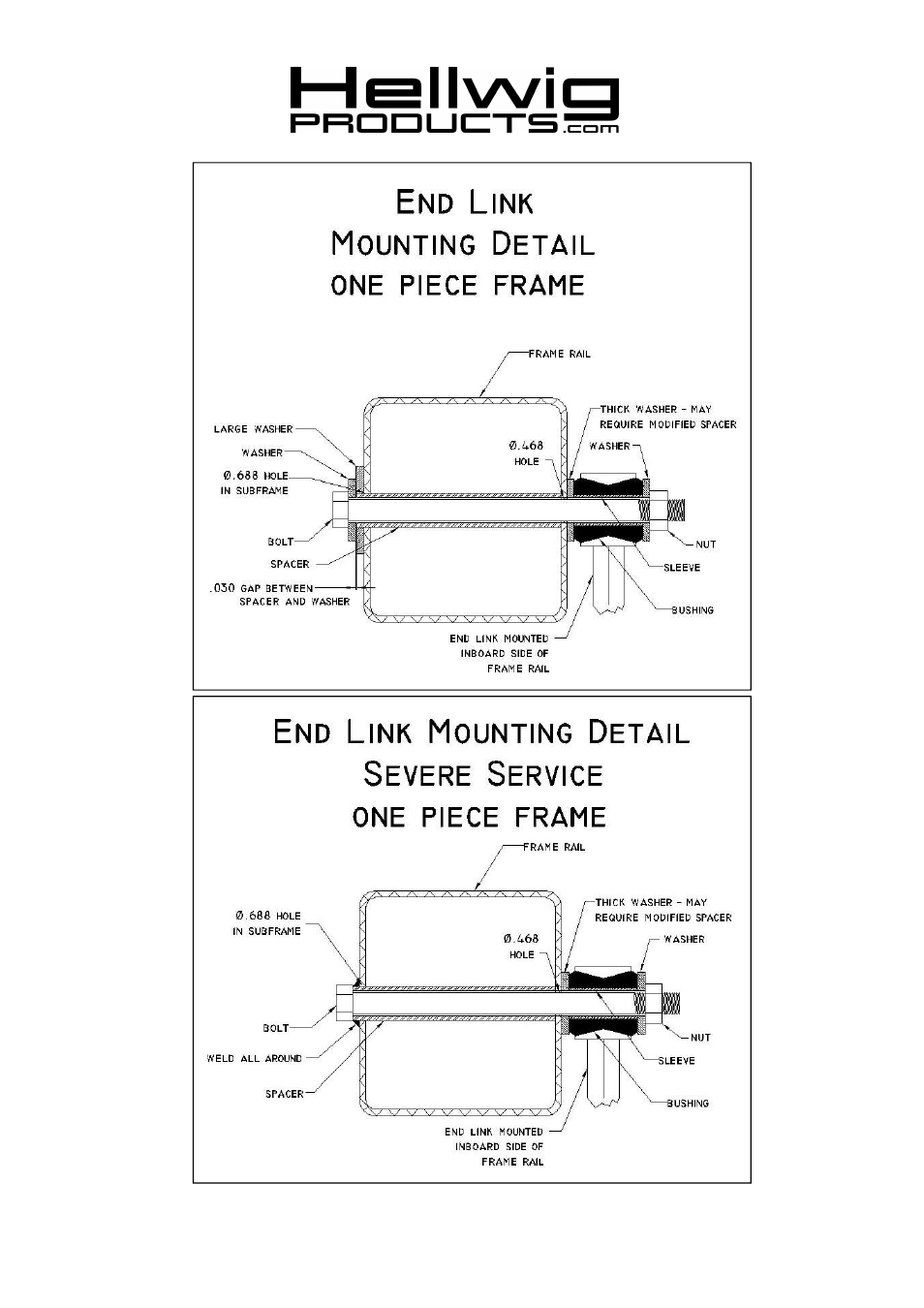 Hellwig Sway Bar 55857 User Manual | Page 3 / 7