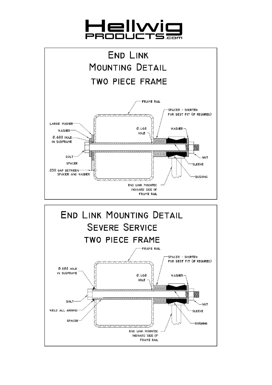 Hellwig Sway Bar 55857 User Manual | Page 4 / 7