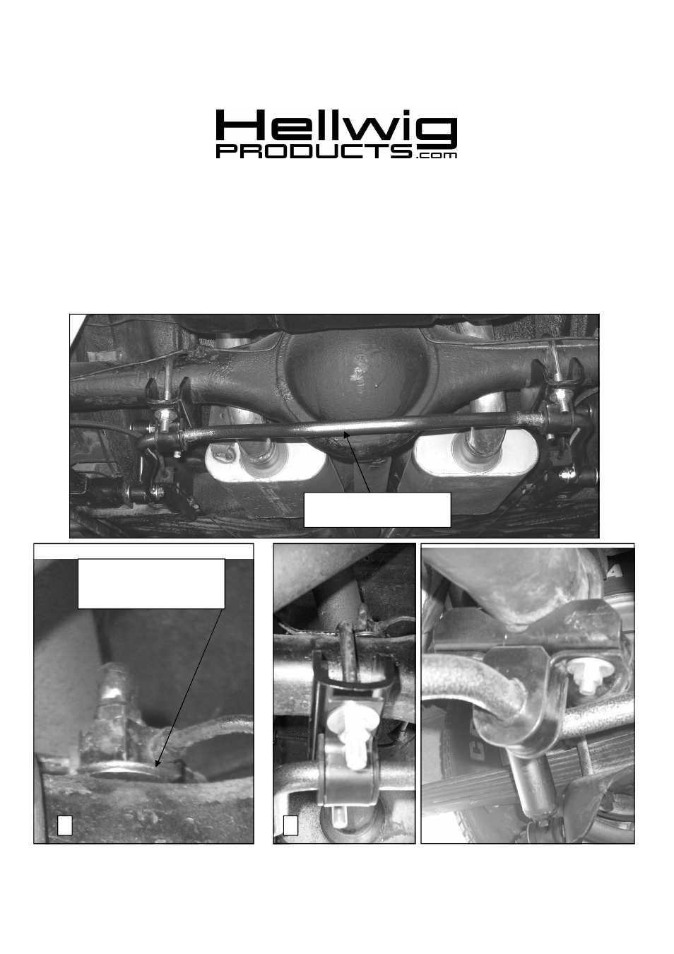 Hellwig Sway Bar 6908 User Manual | 6 pages