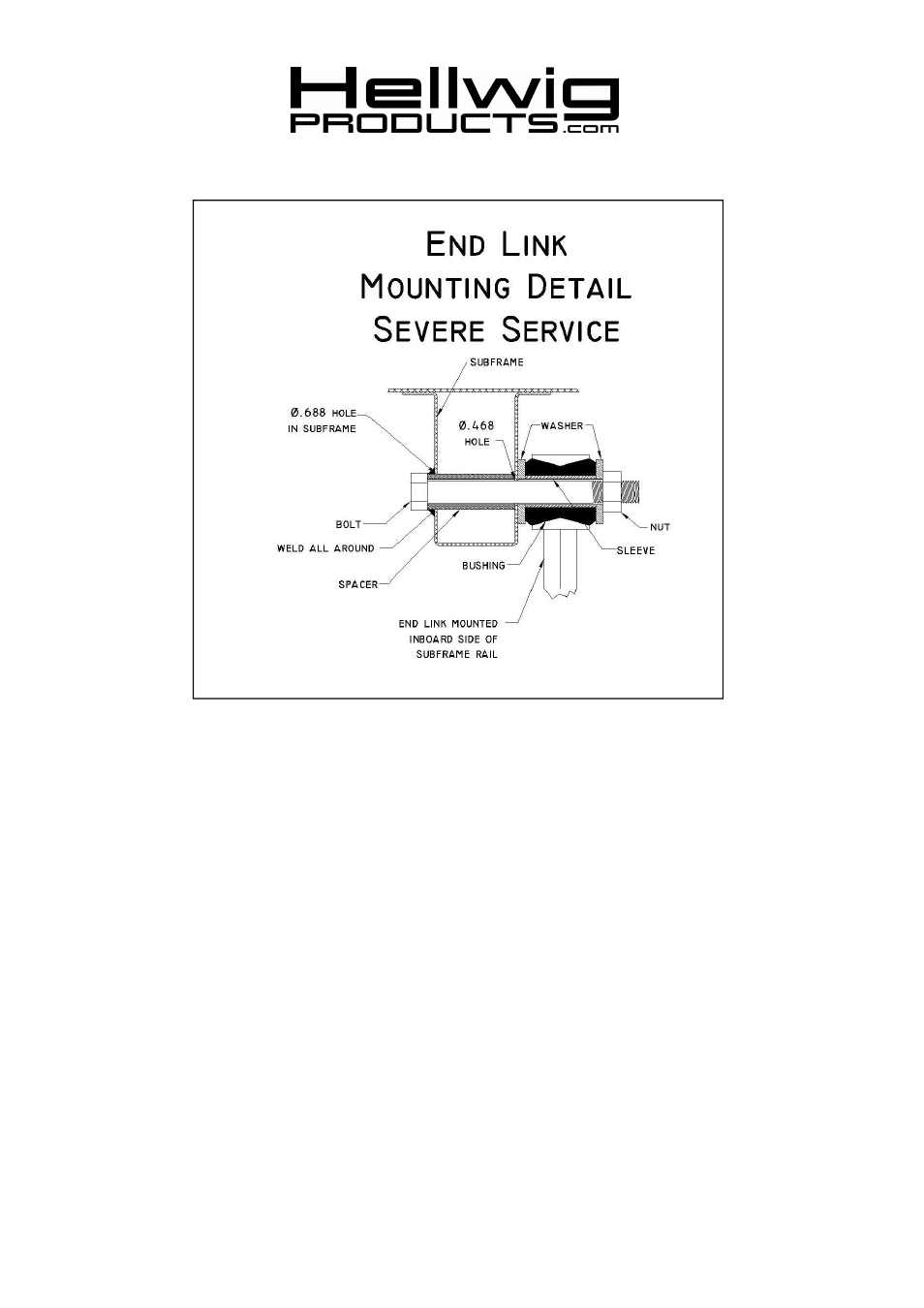 Hellwig Sway Bar 6908 User Manual | Page 6 / 6