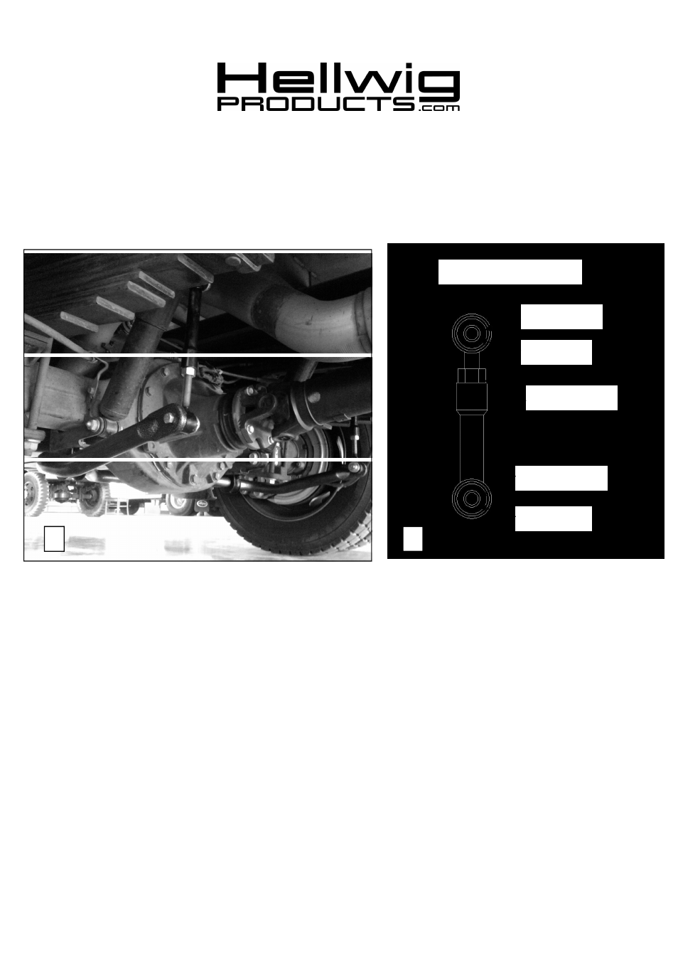 Hellwig Sway Bar 7252 User Manual | 1 page