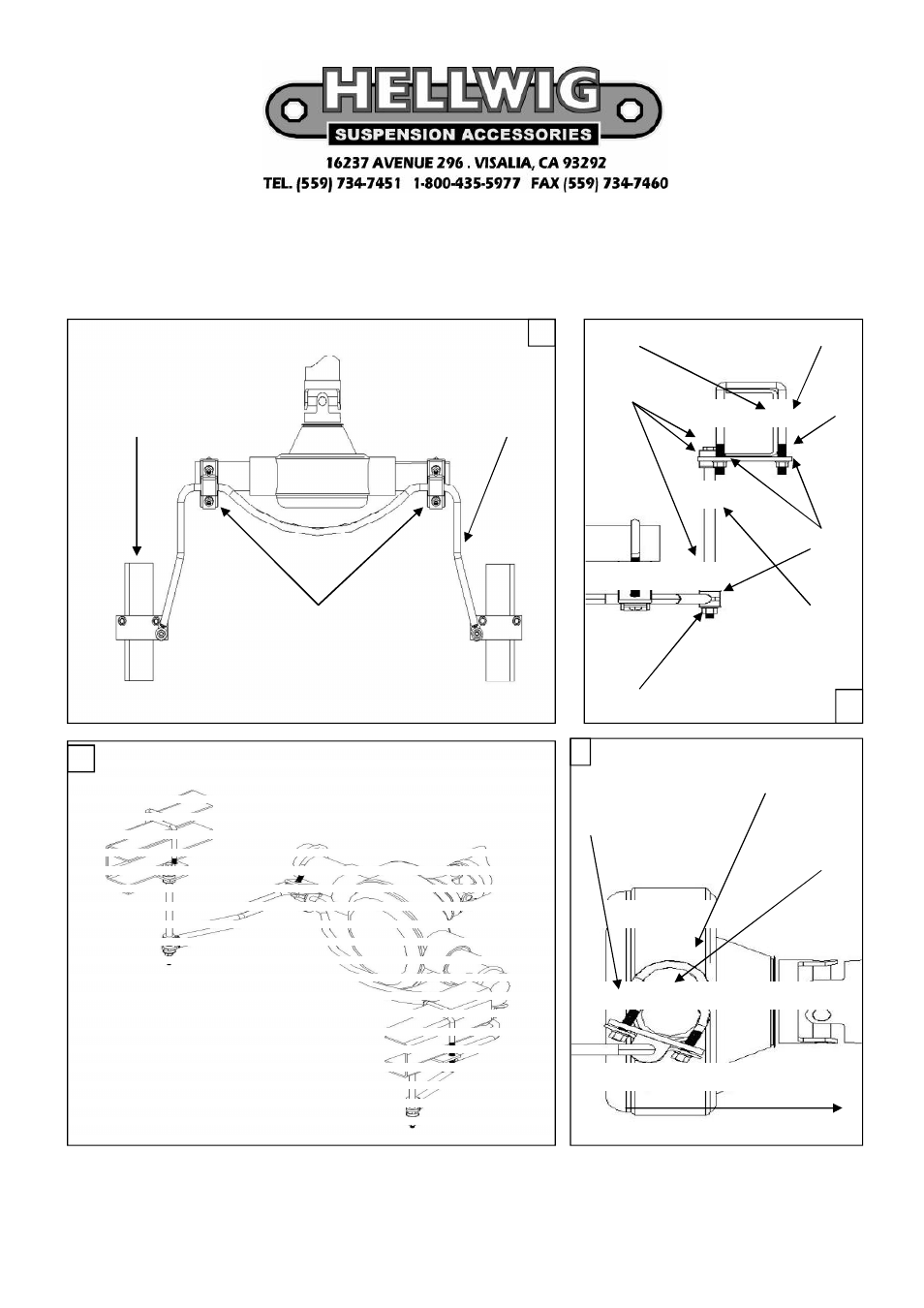 Hellwig Sway Bar 7531 User Manual | 3 pages