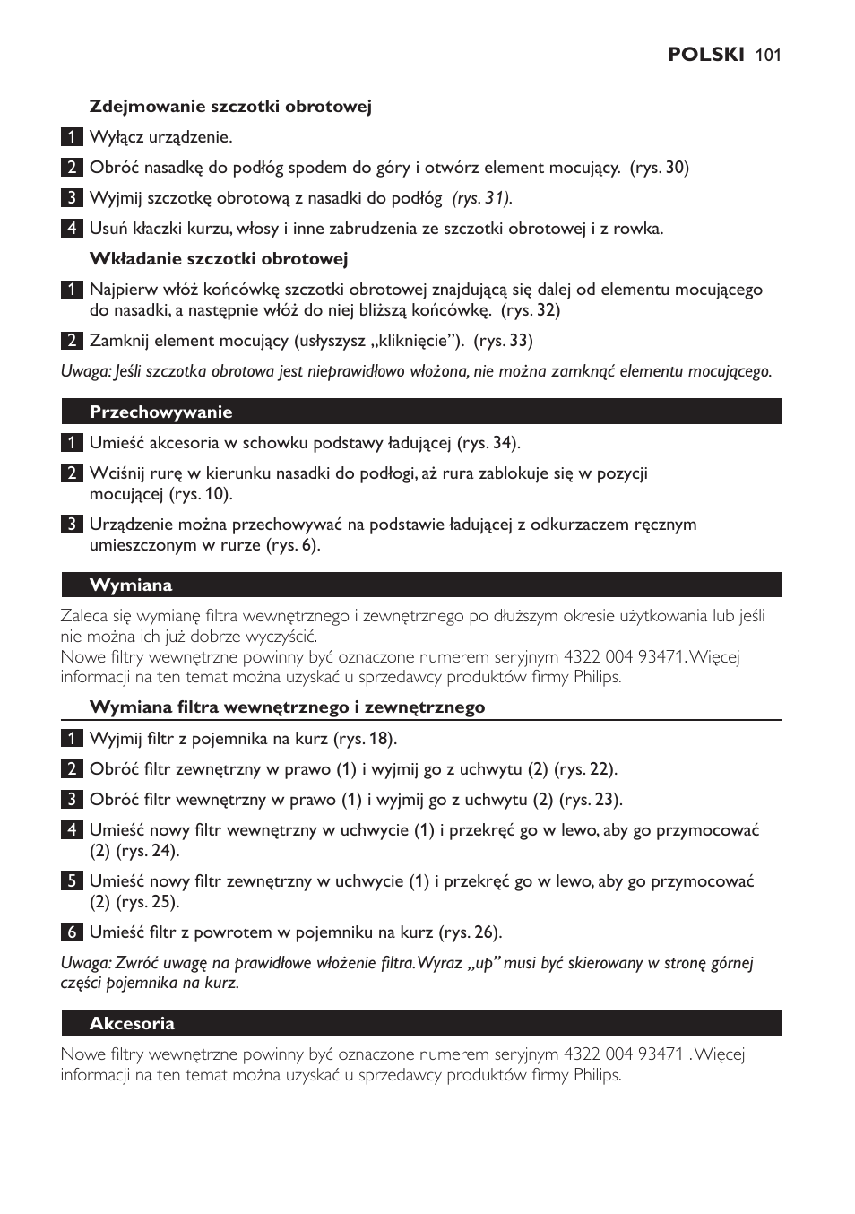 Philips FC6161 User Manual | Page 101 / 188