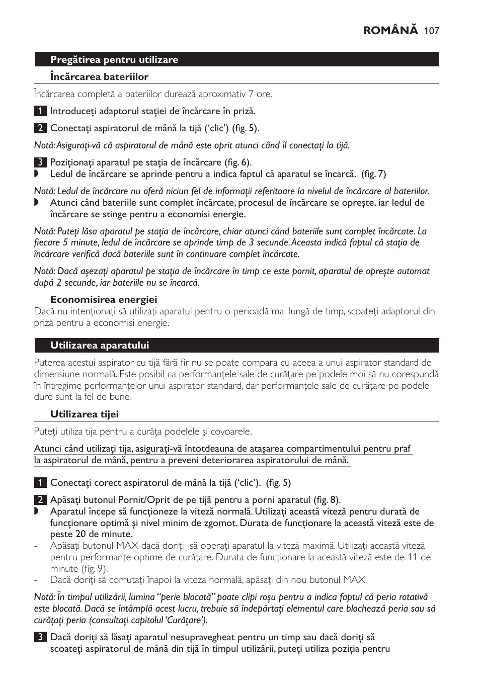 Philips FC6161 User Manual | Page 107 / 188