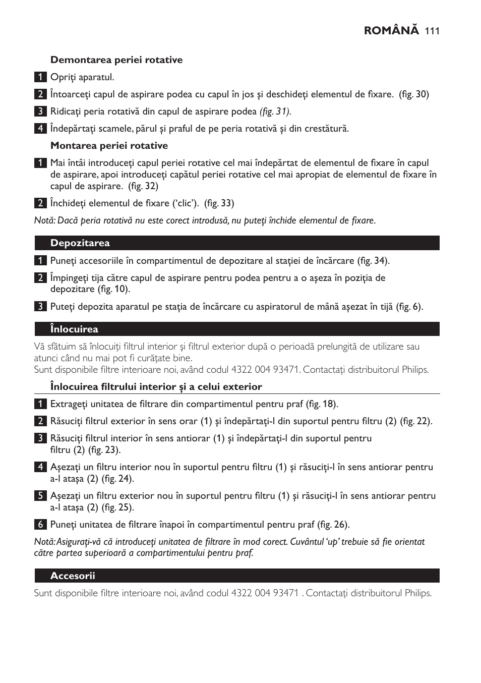 Philips FC6161 User Manual | Page 111 / 188