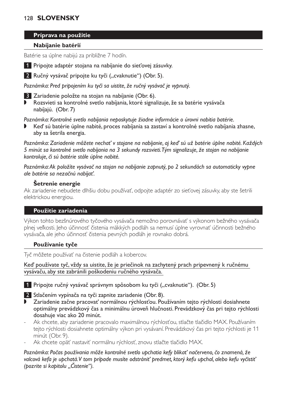 Philips FC6161 User Manual | Page 128 / 188