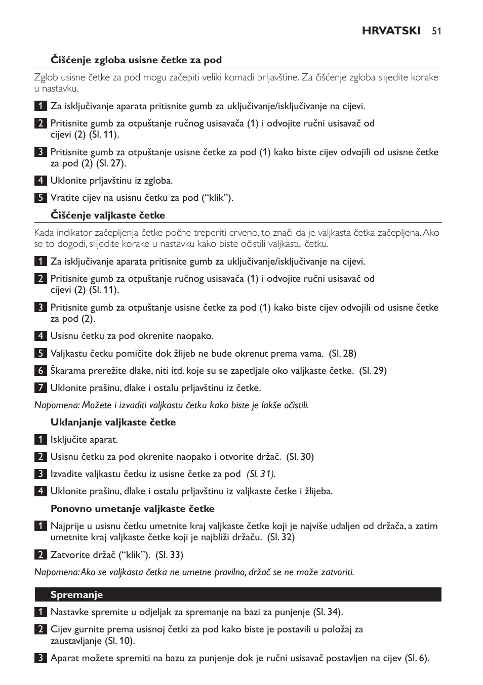 Philips FC6161 User Manual | Page 51 / 188